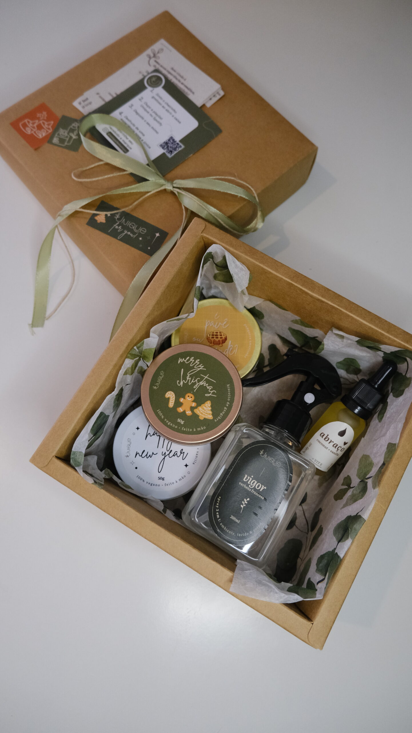 kit de presente personalizado de natal velas aromáticas e decorativas spray aromatizador de cabelo